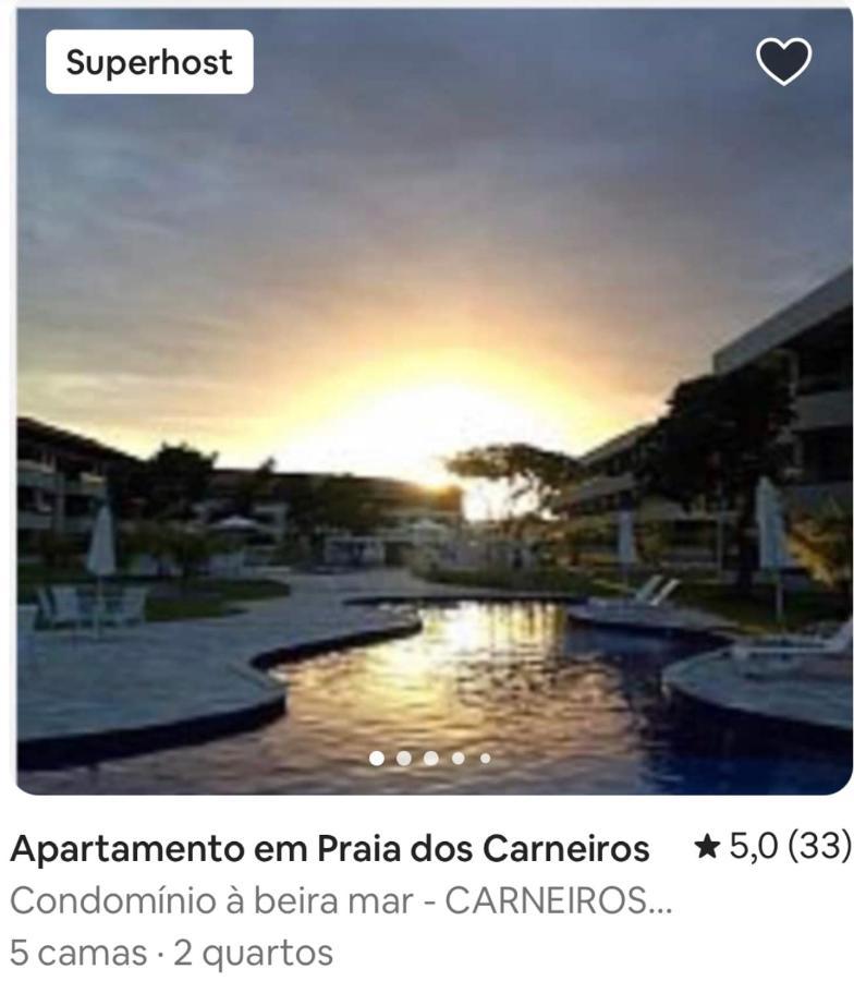 Flat Praia Dos Carneiros - Condominio Na Beira-Mar - Tamandaré Екстериор снимка